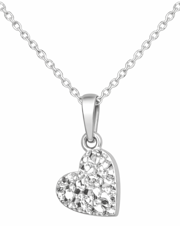 Dije Corazón texturado