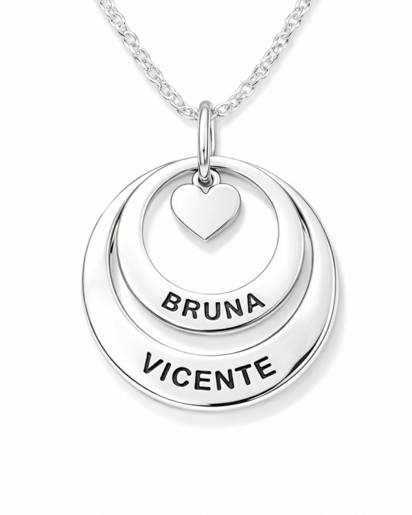 Dije Anillas con Corazón