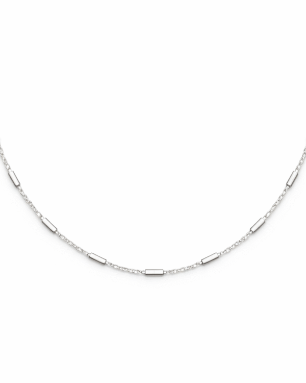 Cadena Rolo con barritas 45cm #431