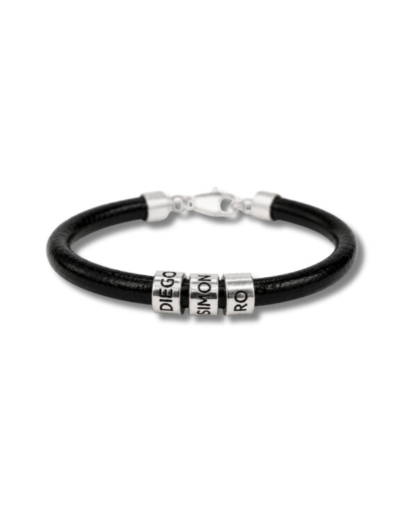 Pulsera Cuero con anilla circular