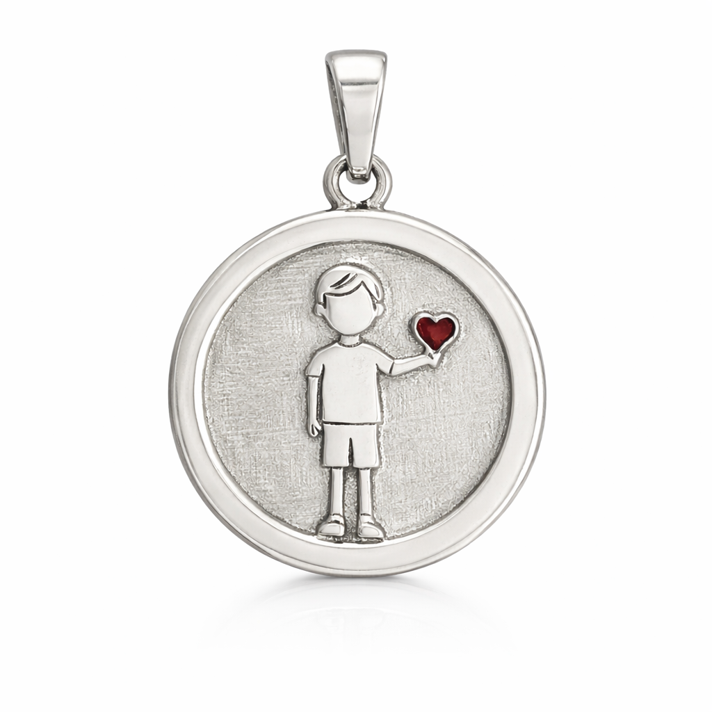 Medalla Hijos con Corazón – Plata 925