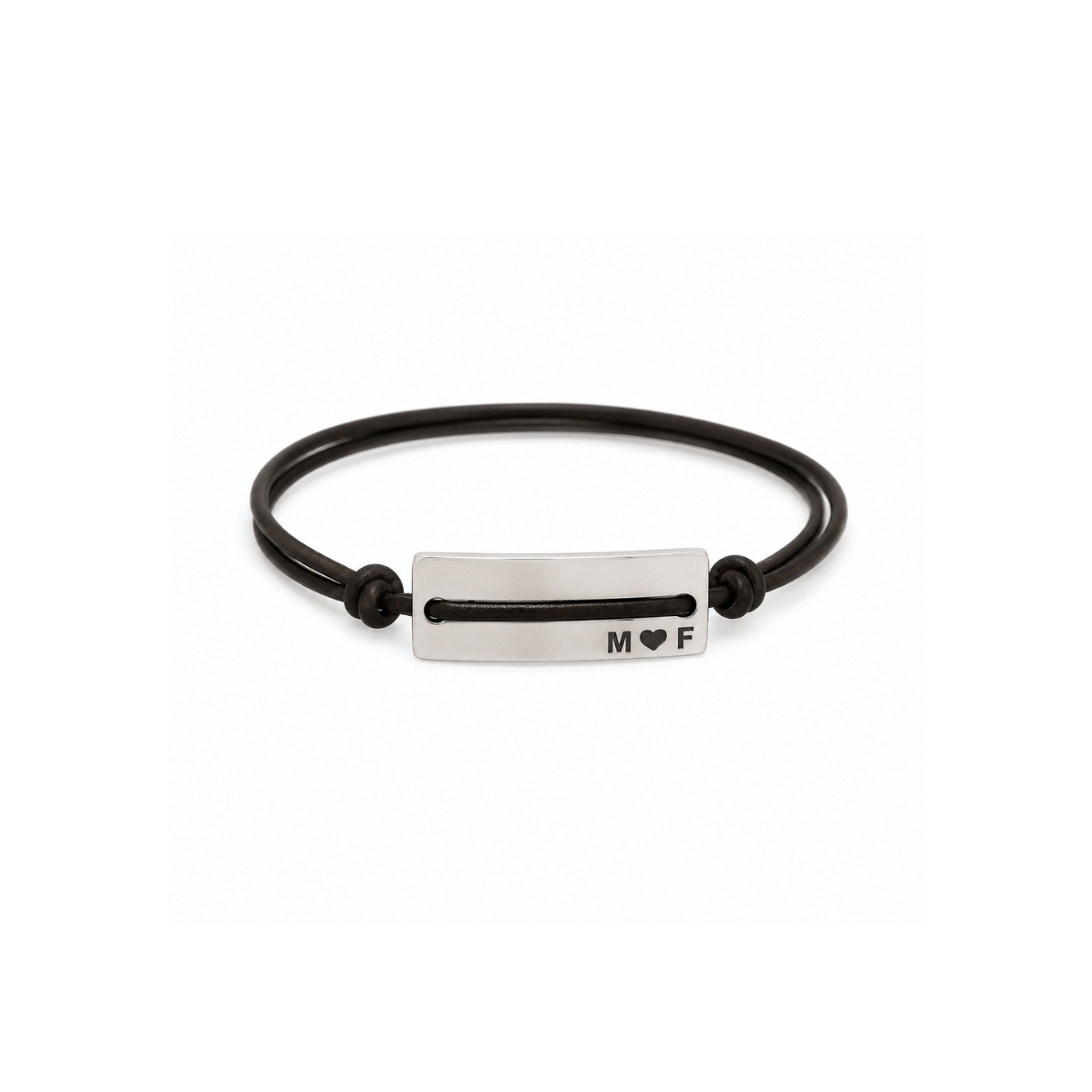 Pulsera Barra Personalizada – Cuero